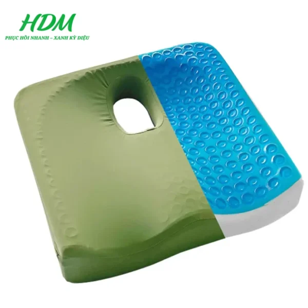 Đệm ngồi hỗ trợ tư thế phủ gel 0,8 cm AYK-B917 - góc ảnh 2