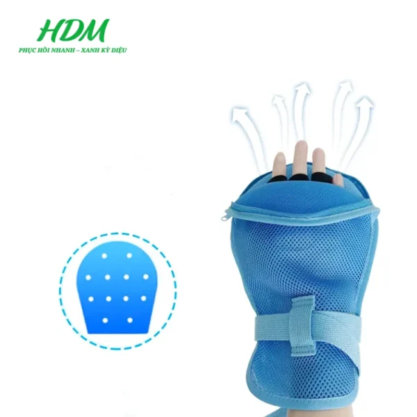 Găng bảo vệ bàn tay lưới mềm có khóa kéo AYK-A112